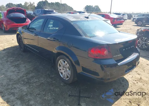 2012 Dodge Avenger Se z USA, uszkodzony, nr VIN 1C3CDZAB1CN323801